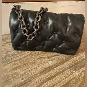 Zara Soft Quilted Shoulder Bag